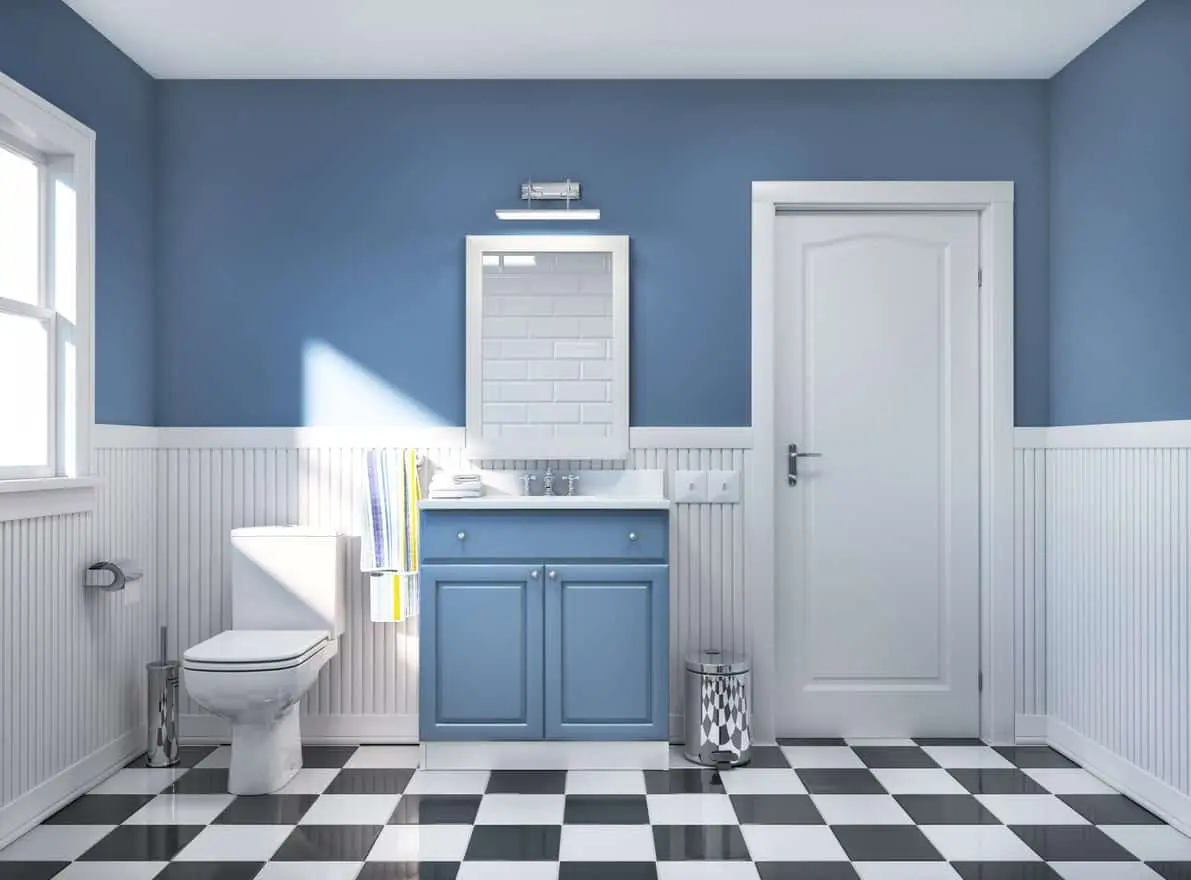 painting bathroom cabinets