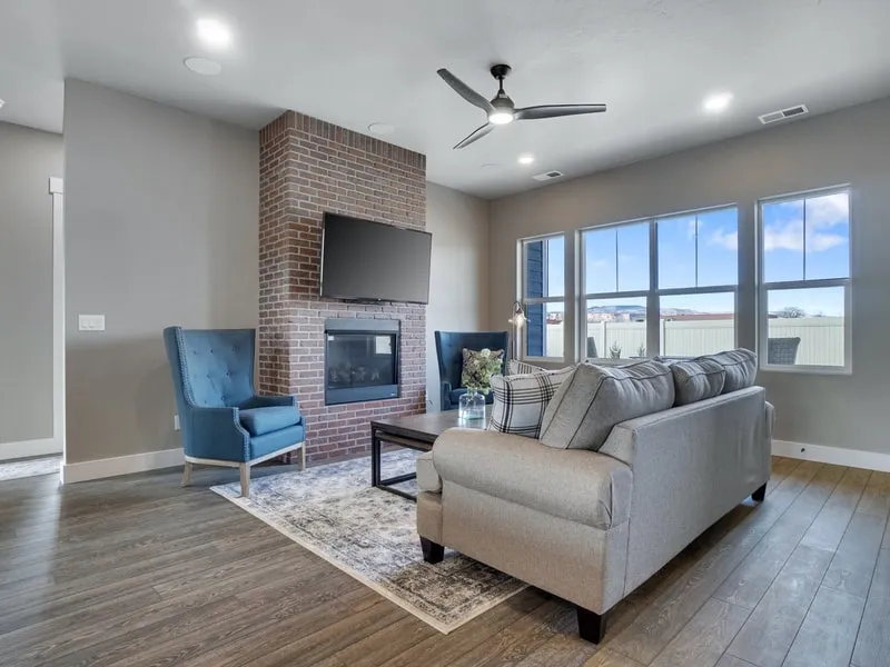 interior living room painting service